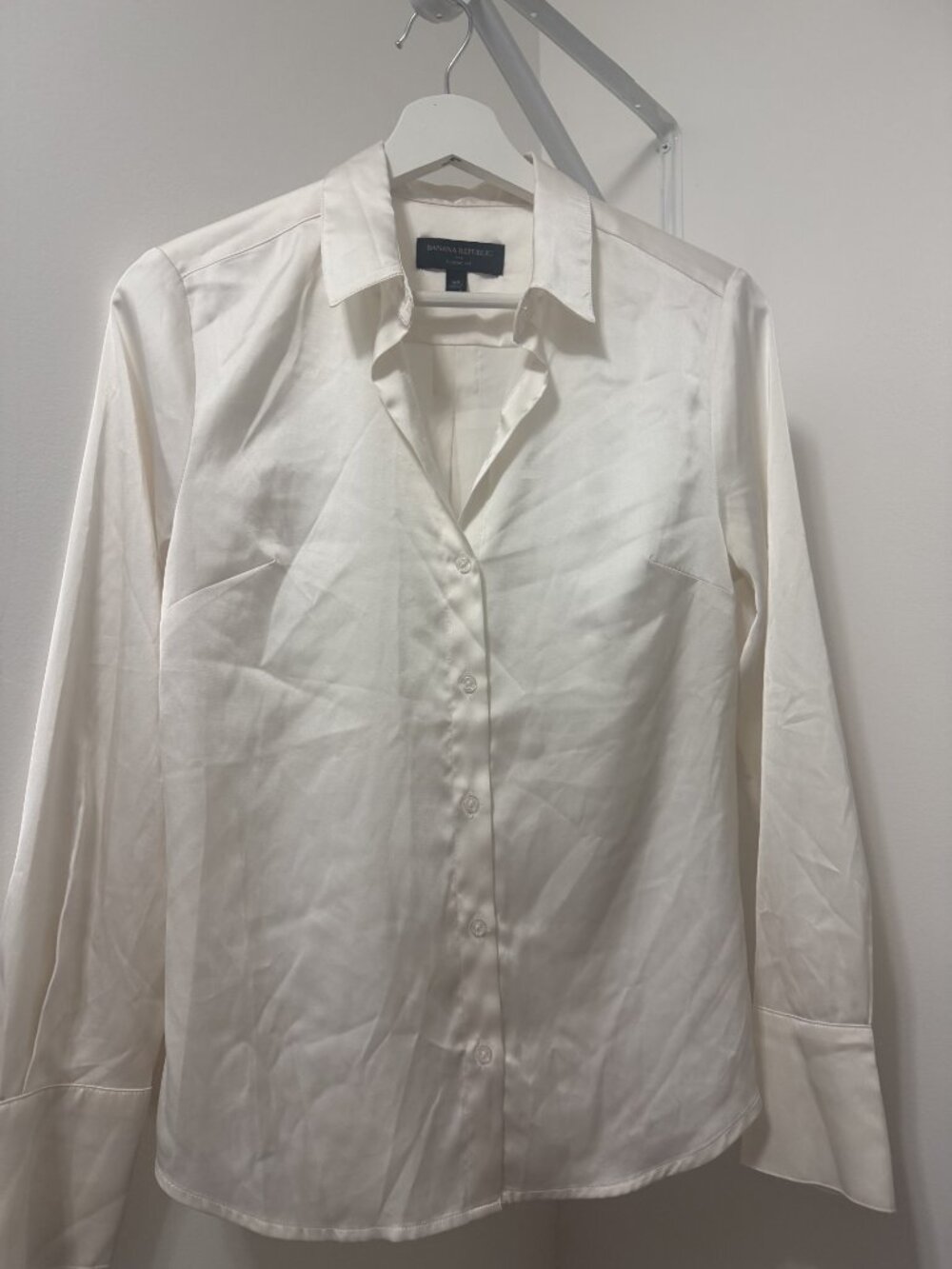 Banana Republic Classic Fit Satin Blouse (Color Discontinued)